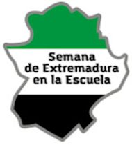 Logo Semana de Extremadura en la Escuela