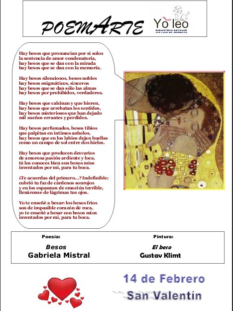 Fragmento de El Beso de Gustav Klimt
