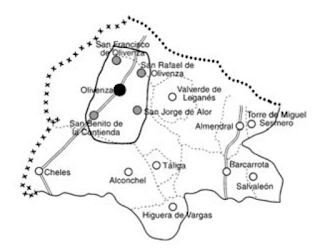 Sector del EOEP con localidades