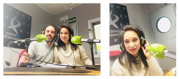 Virginia en Radio Extremadura