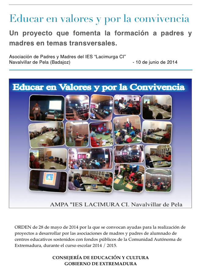 Proyecto AMPA 2014-2015