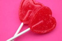 piruletas de corazón