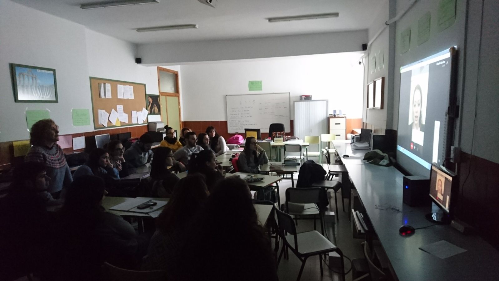 Videoconferencia por Skype con Úrsula