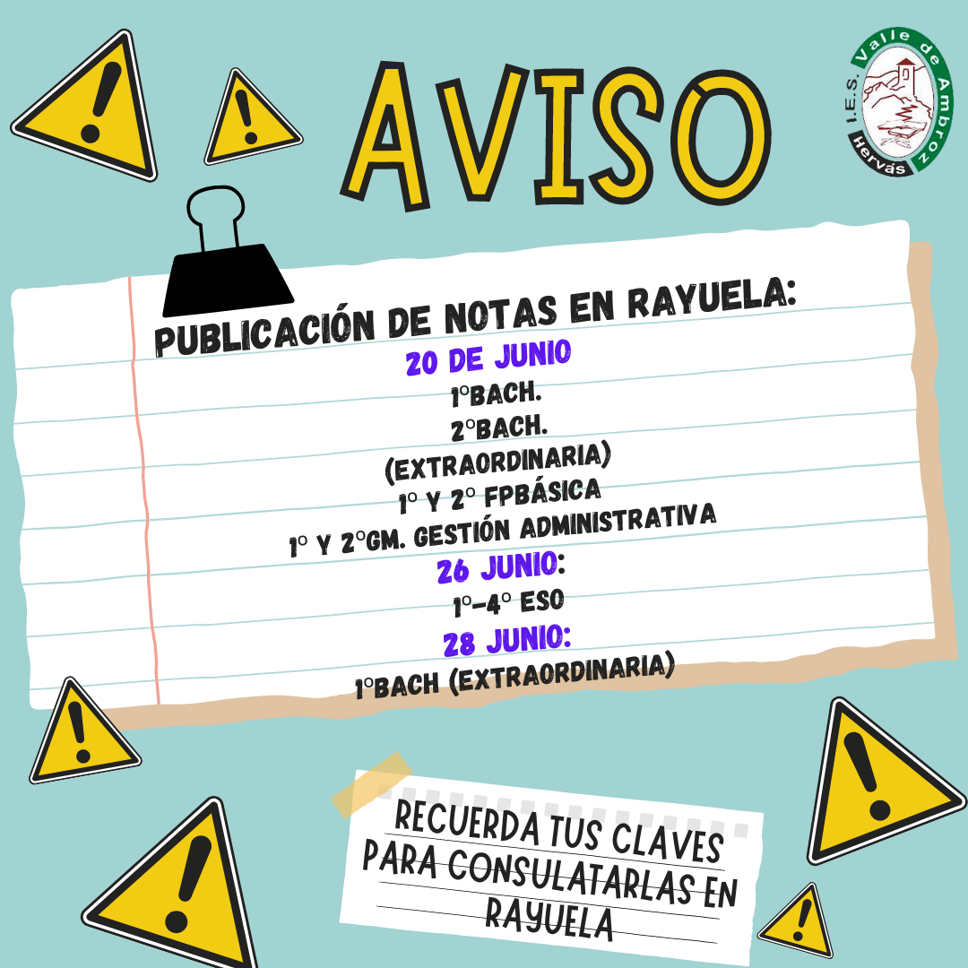 Publicacion notas