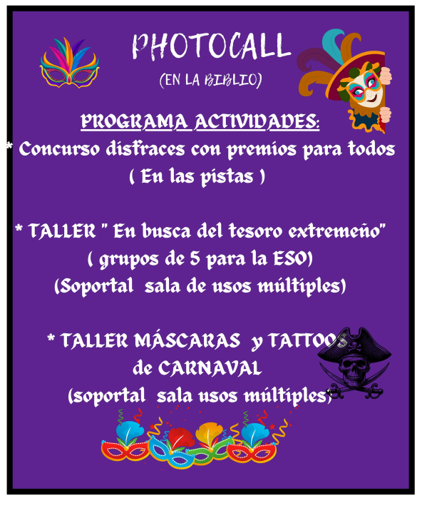carnaval profesional moderno morado 3