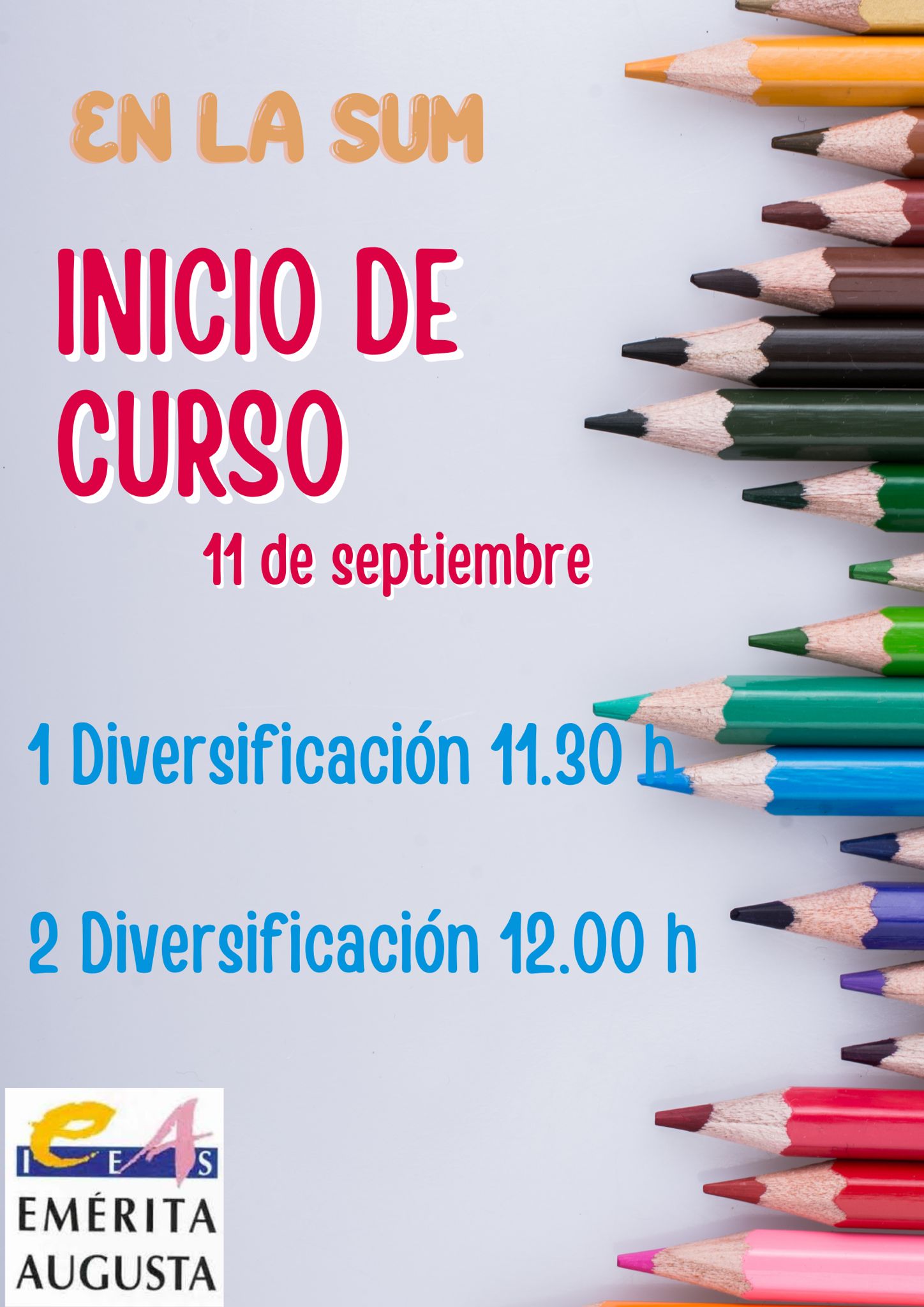 inicio de curso DIV. 2023 24