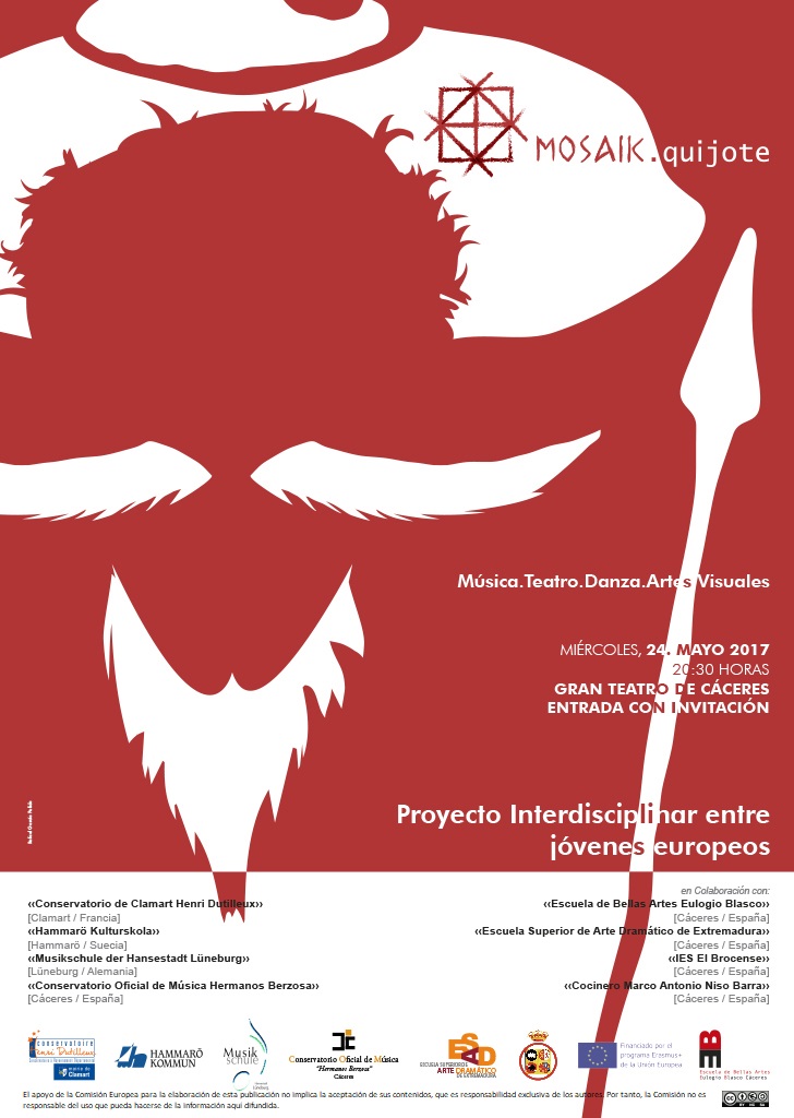 Cartel de proyecto mosaik.quijote