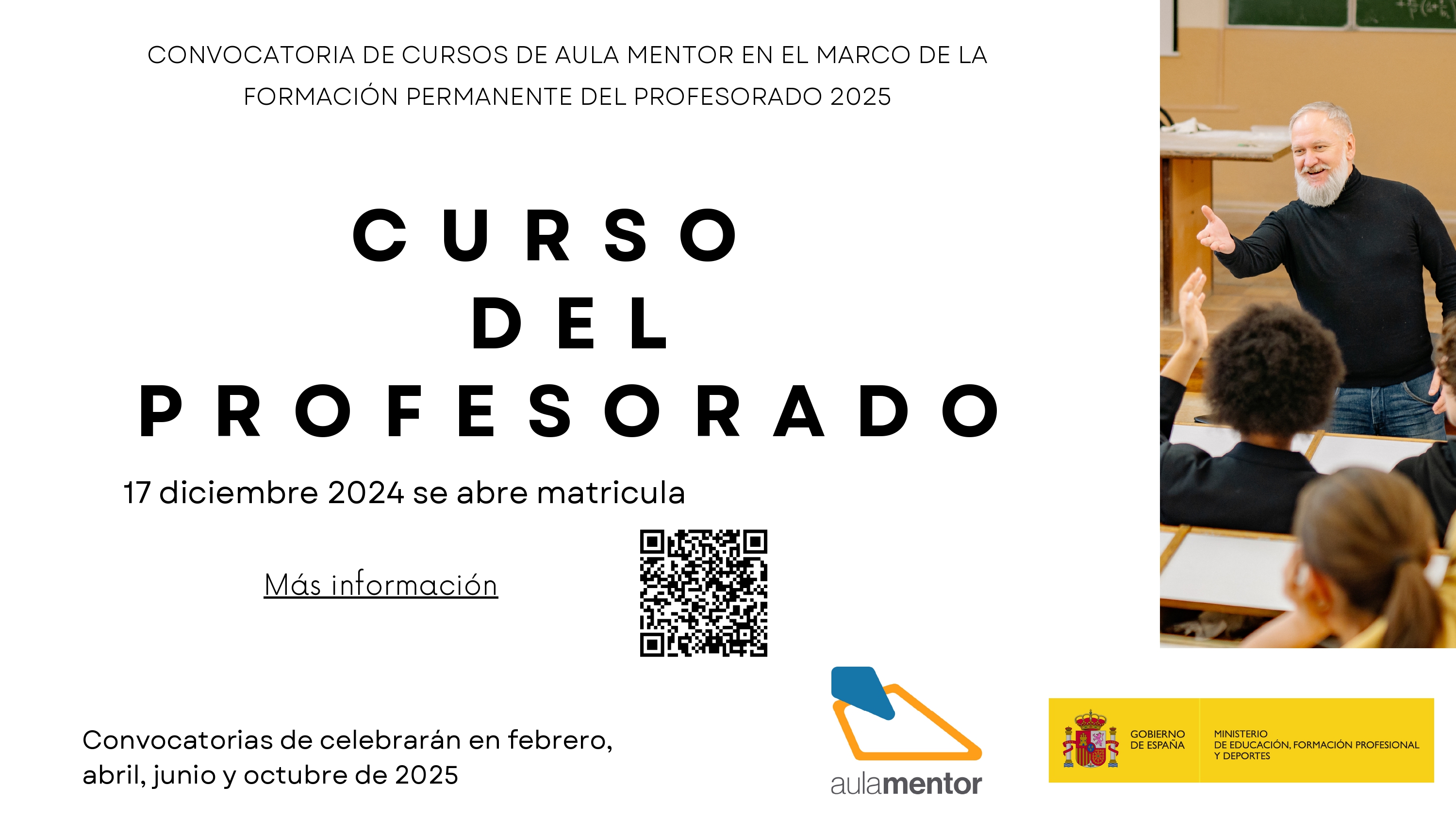Convocatoria Cursos de Profesorado 2025 page 0001