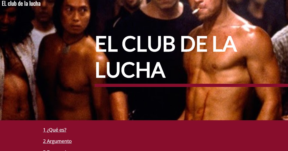 club de la lucha