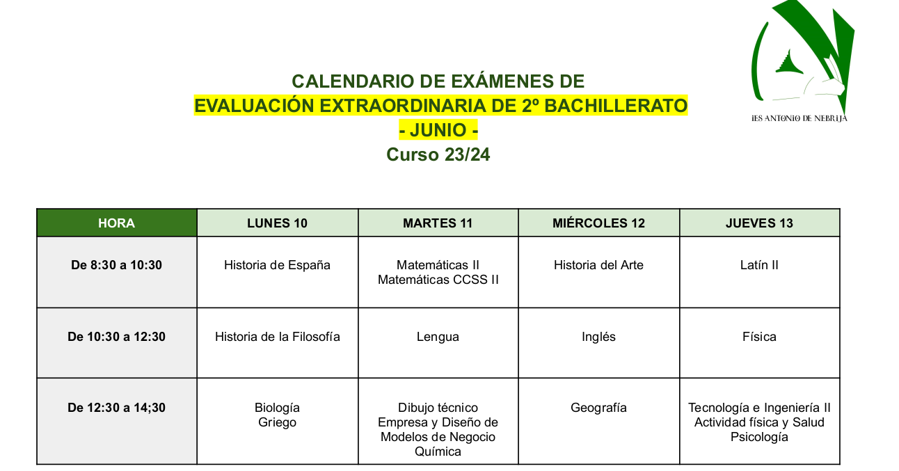 eval extra 2bach