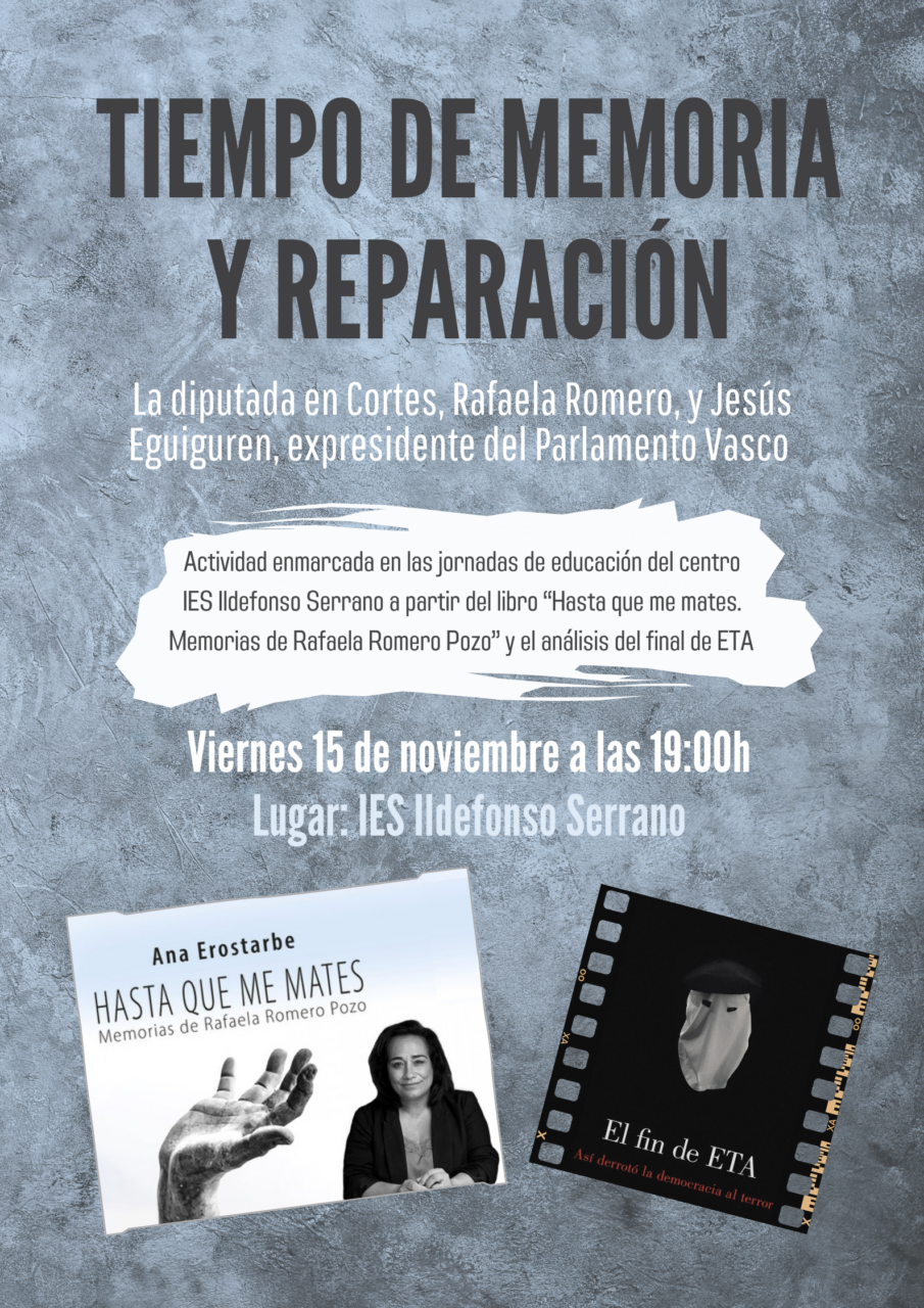 Cartel de la Jornada "Tiempo de Memoria y Reparación