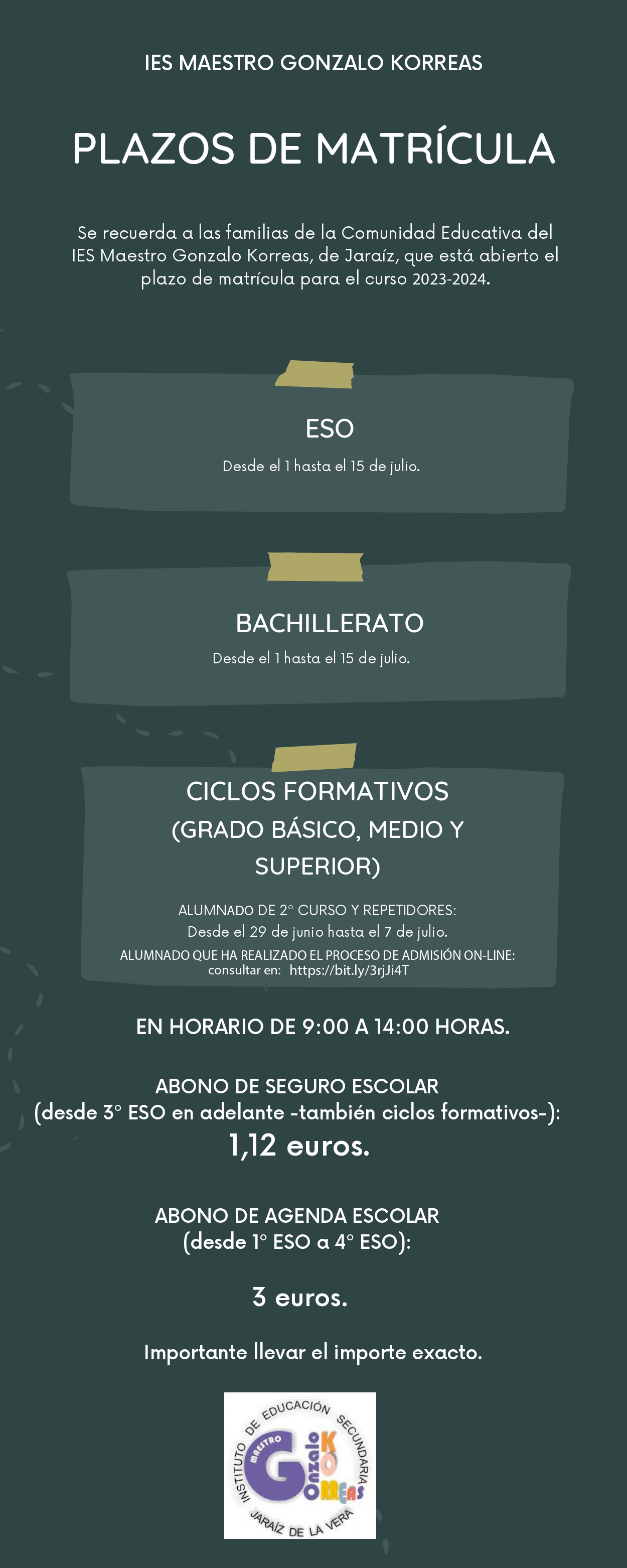 PLAZOS DE MATRICULA 2023 2024 page 0001