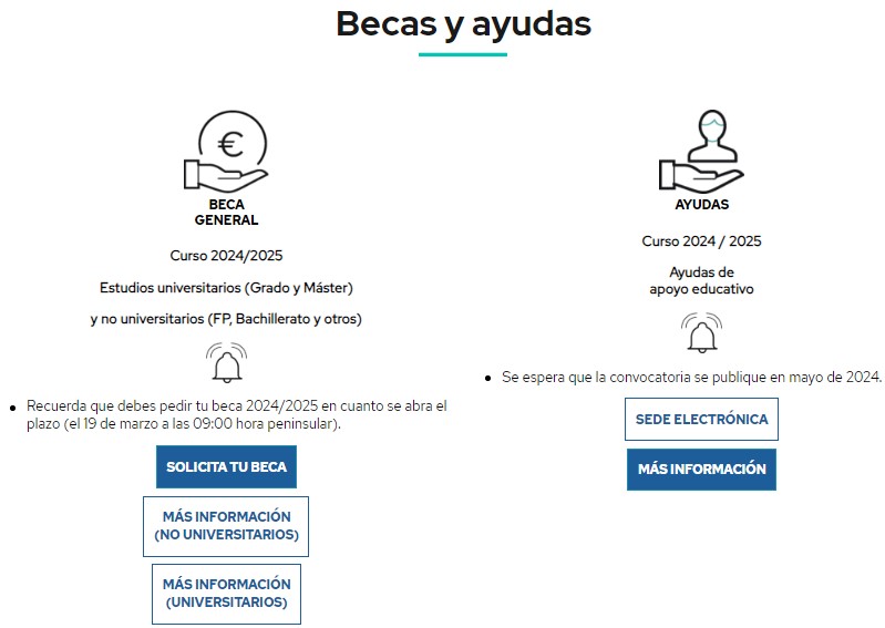 BECAS Y AYUDAS