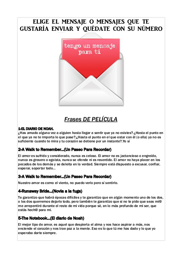 posibles mensajes1