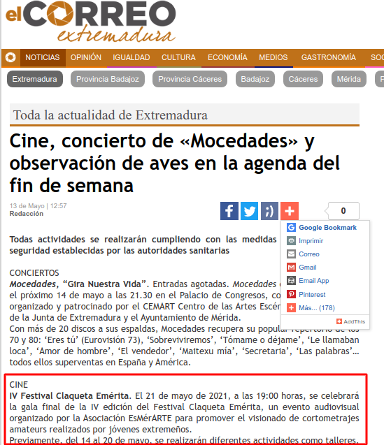 el correo de extremadura
